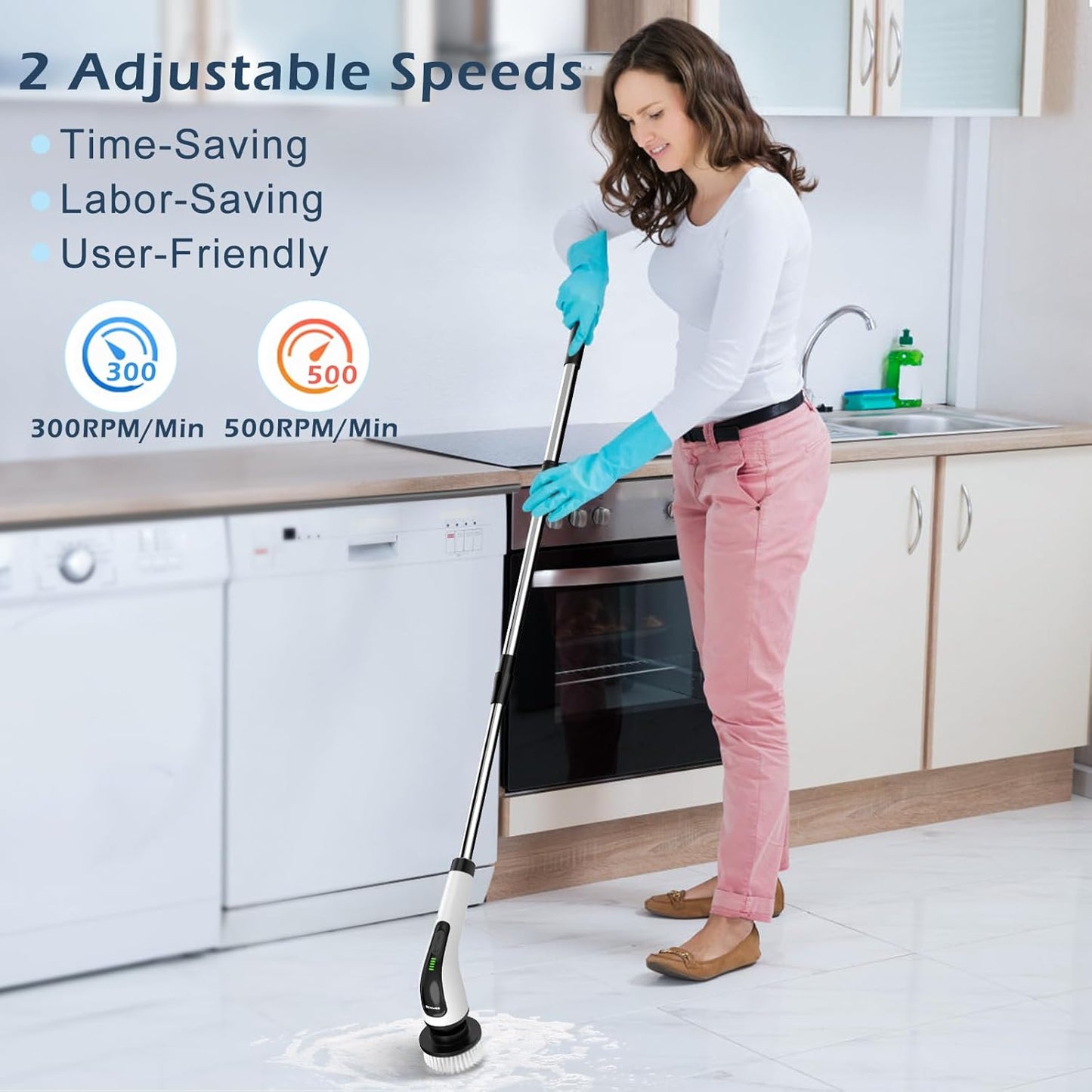 Electric Spin Scrubber with Attachments image 5
