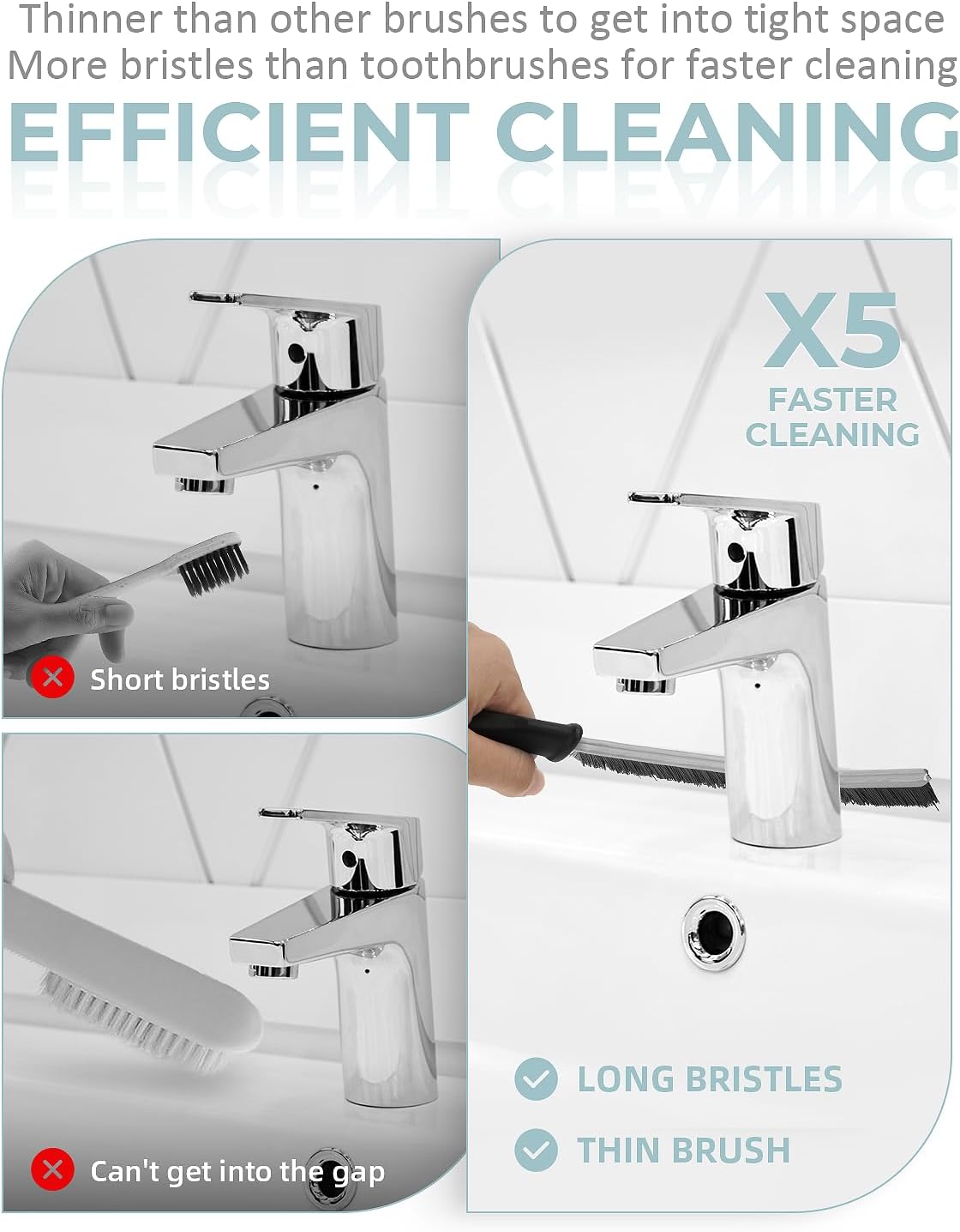 Narrow Crevice Cleaning Brush Set image 3