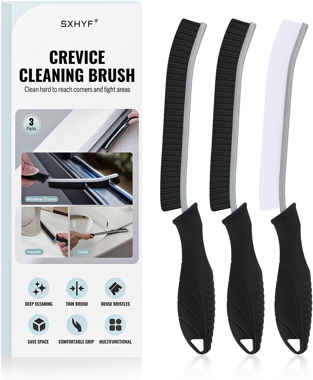 Narrow Crevice Cleaning Brush Set