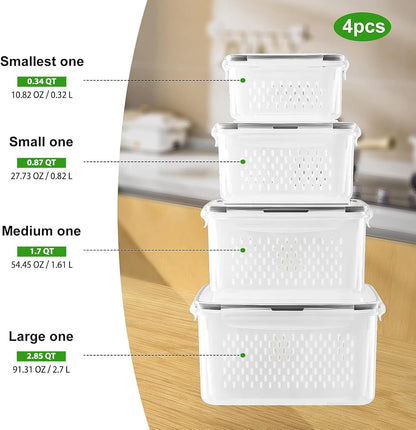 Stackable Produce Storage Containers image 2