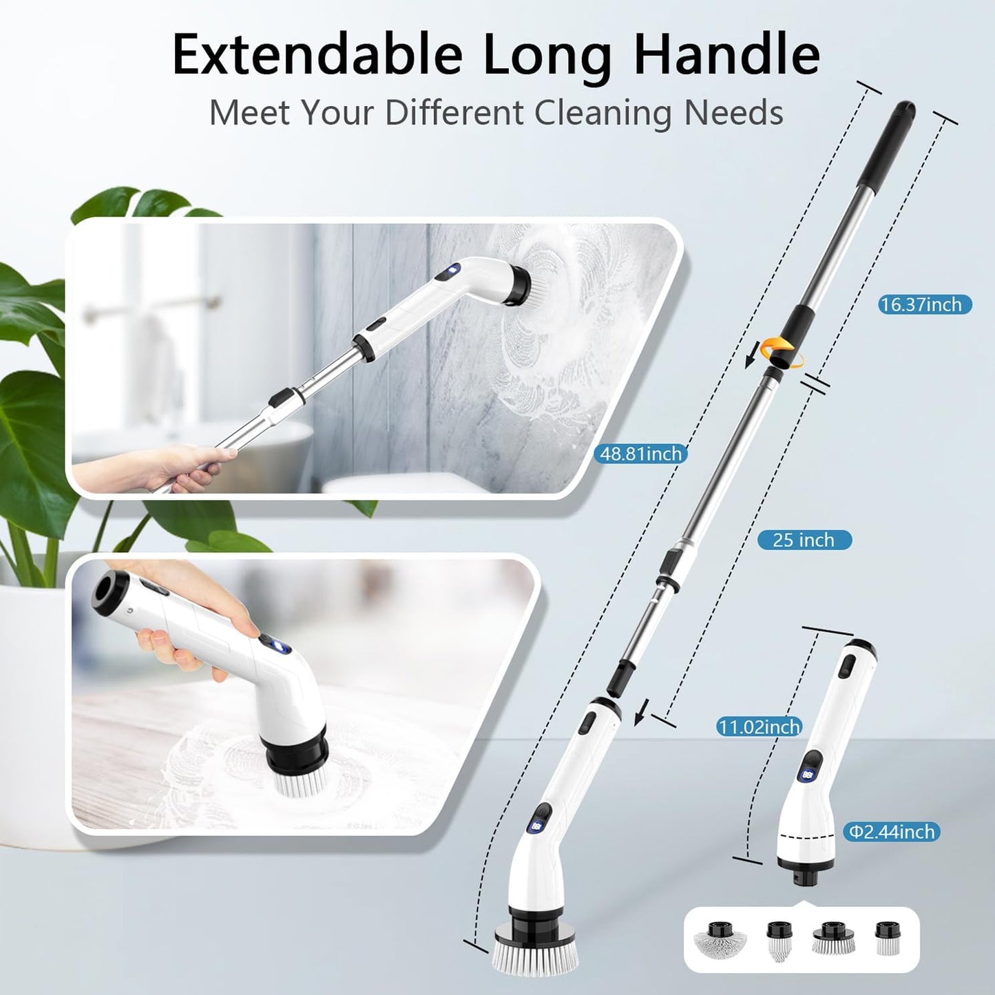 Cordless Bathroom Spin Scrubber image 4