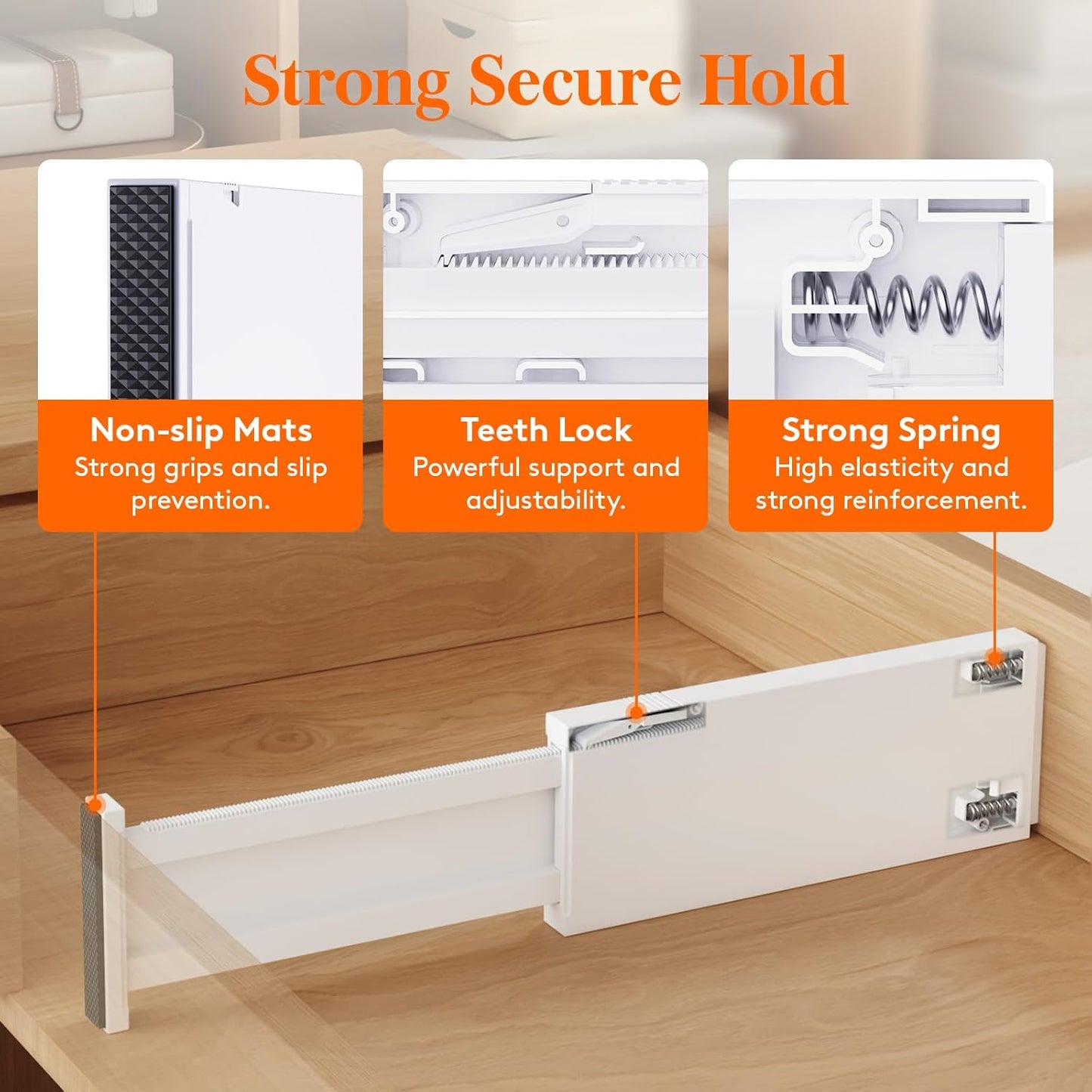 Adjustable Clothes Drawer Dividers image 4