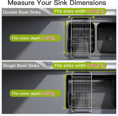 Expandable In-Sink Dish Rack image 3