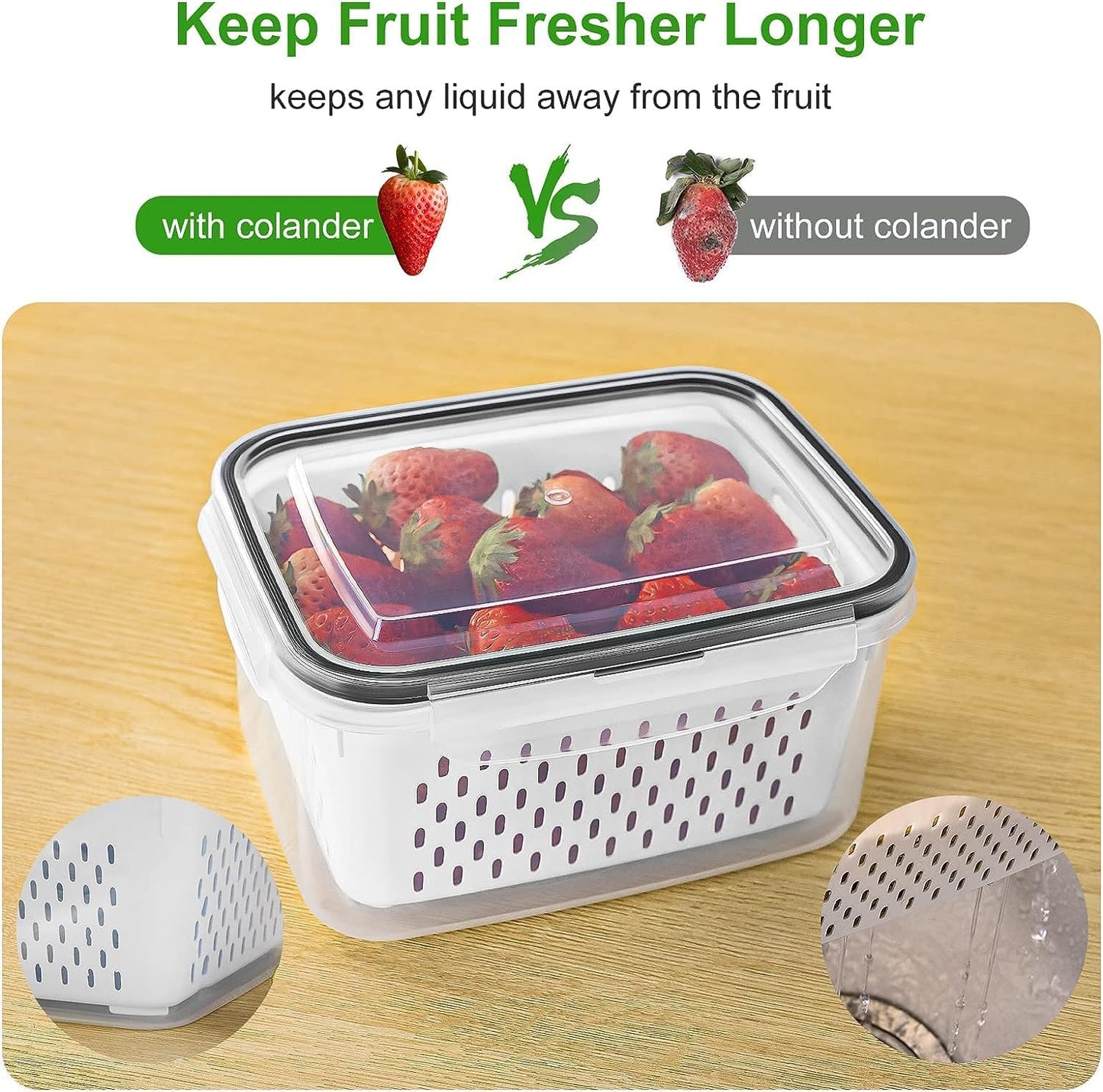Stackable Produce Storage Containers image 3