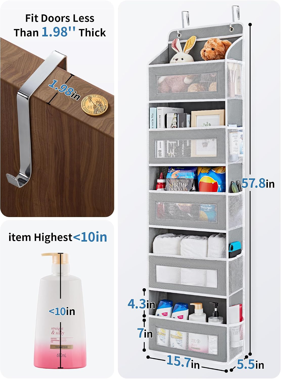 Over Door Hanging Organizer image 3