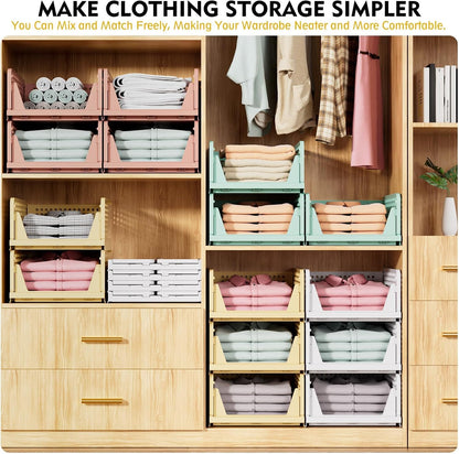 Stackable Closet Storage Baskets image 4
