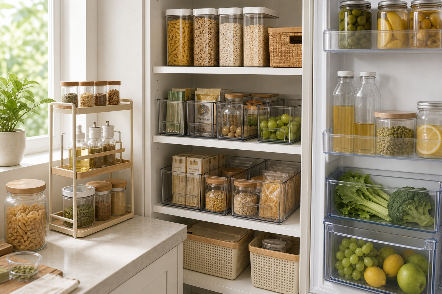 Kitchen and pantry storage essentials